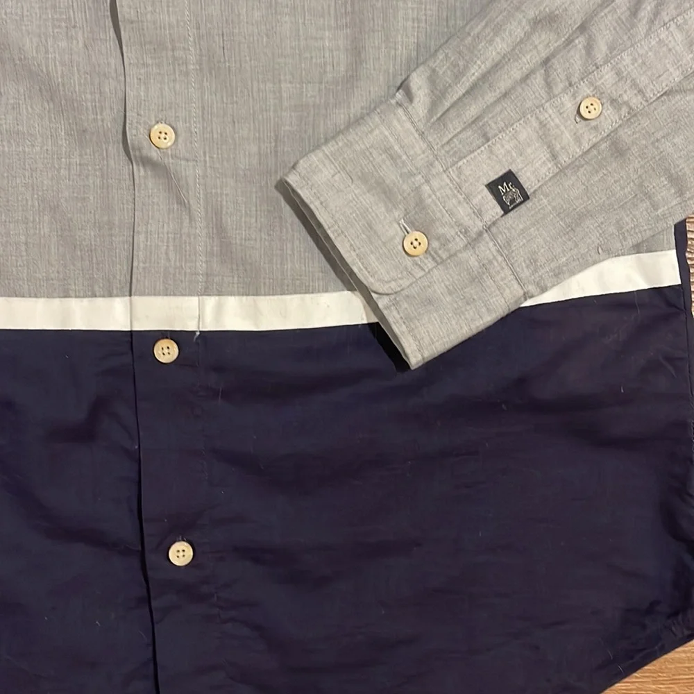 Scotch & Soda colorblock button-up shirt - Picture 2 of 8